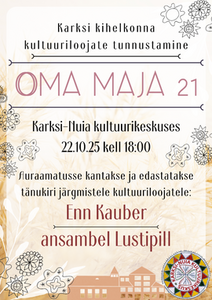 Karksi Kihelkonna kultuuriloojate auraamatusse kandmine